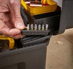 Compartiments porte-embouts des 2 côtés - Boîte à outils FATMAX étanche 51cm - STANLEY FMST1-75792